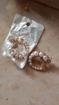 Product Review of 【lingerly】Mutiara Kupu-kupu Bros Bulat Mengkilap Indah Aksesoris Cosplay Pakaian Pakaian Z from R**a m**🦋 0