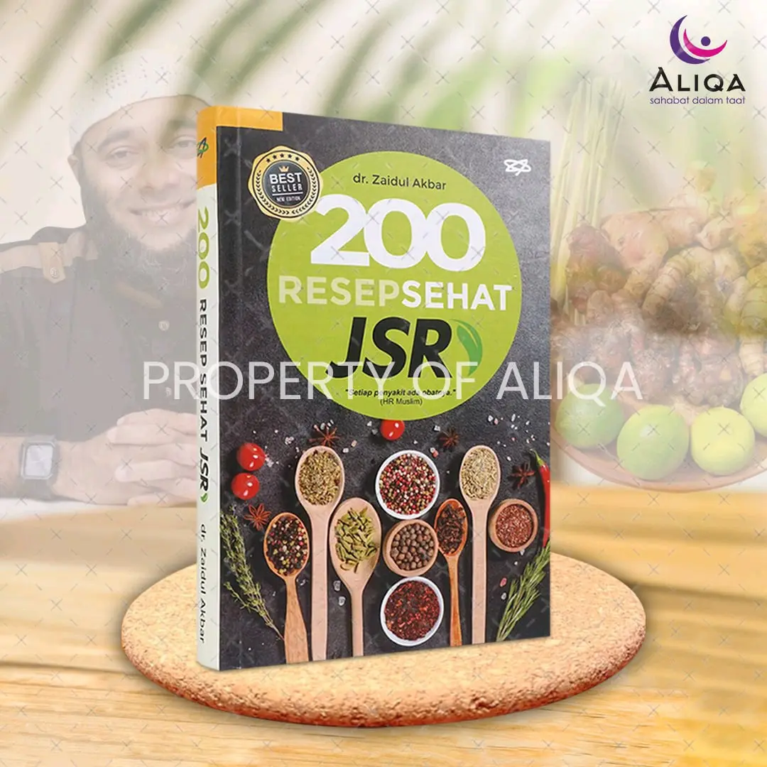 Buku Resep Sehat JSR 200 oleh dr.Zaidul Akbar - Hard Cover HVS Premium Bestseller bonus parfume
