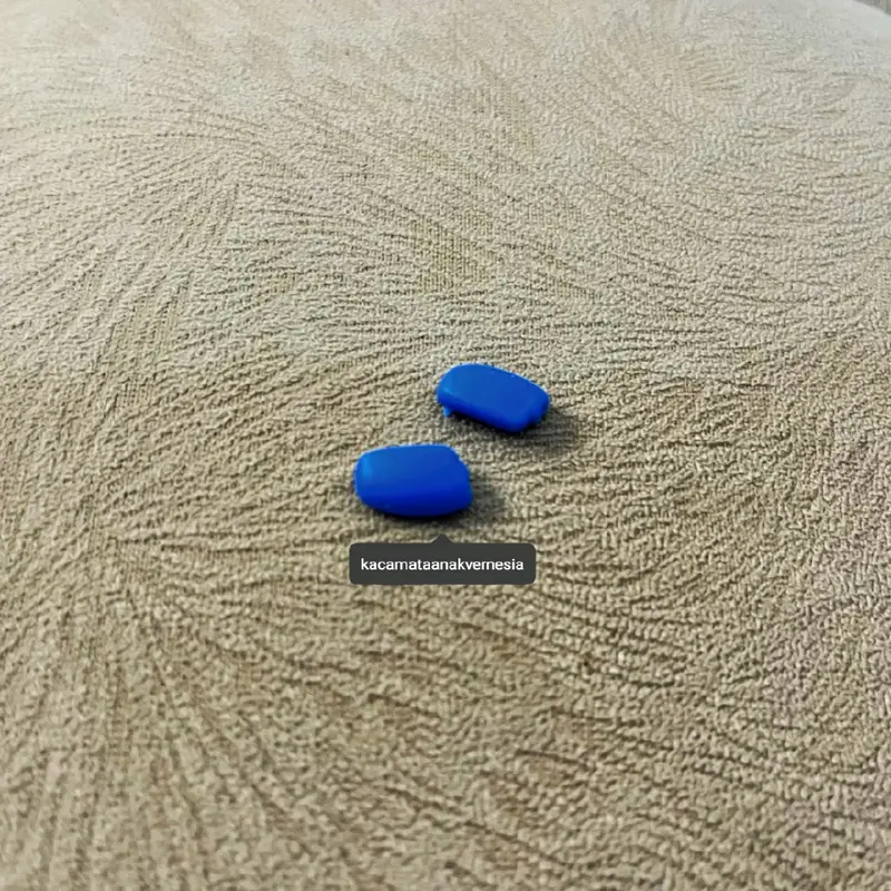 1 Set Bantalan Hidung Kacamata Nosepad Karet Silikon Elastis Anti Slip 6