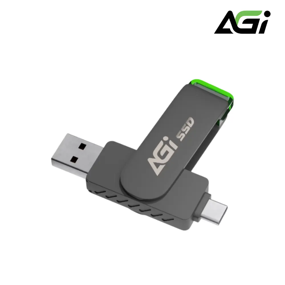AGI ED138 Pro 512GB/1TB USB 3.2 Gen 2 Dual Interface External
