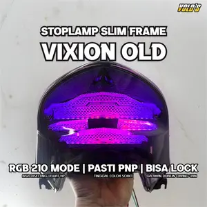 Stoplamp Slim Frame Vixion Old RGB 3 in 1