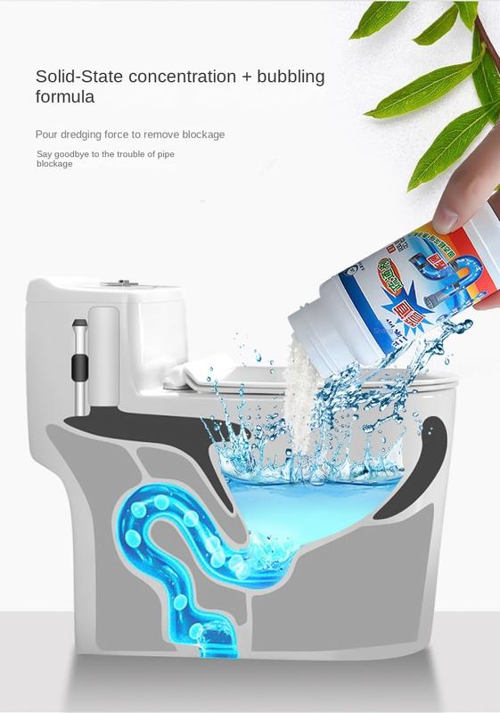 Product Introduction of [SG SELLER] Magic kitchen sewer pipes Drain Cleaner deodorant strong pipeline dredge agent toilet to clear，Sink Drain Cleaner Chemical for Kitchen Toilet Pipe Dredging 6