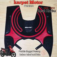 Gambar Original Karpet Motor Beat Karburator Tahun 2008 - 2012 Bahan Karet - Merah dari BOSW Kota Cimahi 1 Tokopedia