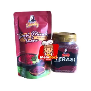 (COD) varian POUCH & BOTOL Terasi Merah Tabur Shanty denny cagur Terasi Instant Tahan 1 tahun