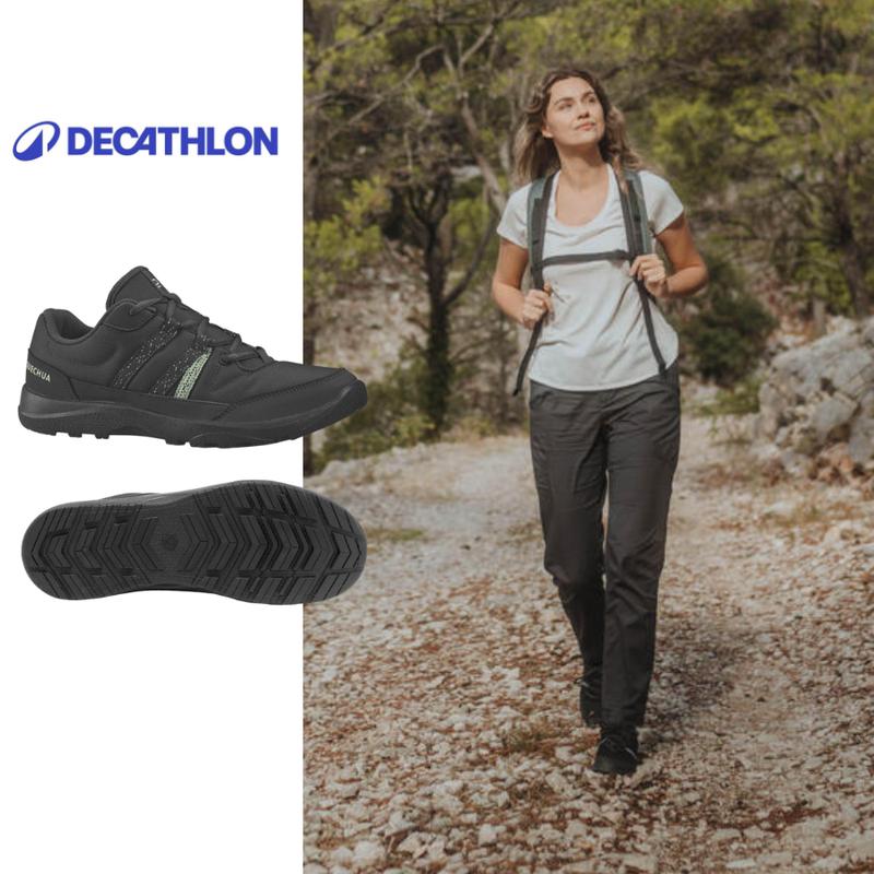  Giày leo núi nữ cổ thấp chống trơn trượt phù hợp cho người mới - NH50 đen 8553549 