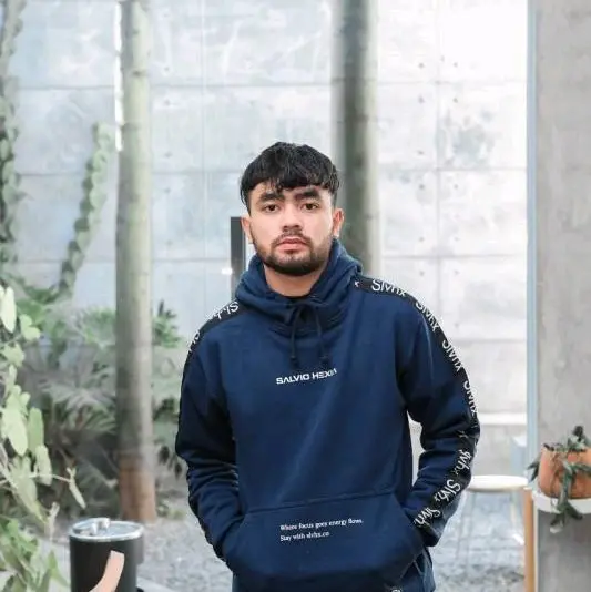 sweatet  Hoodie biru Cowok