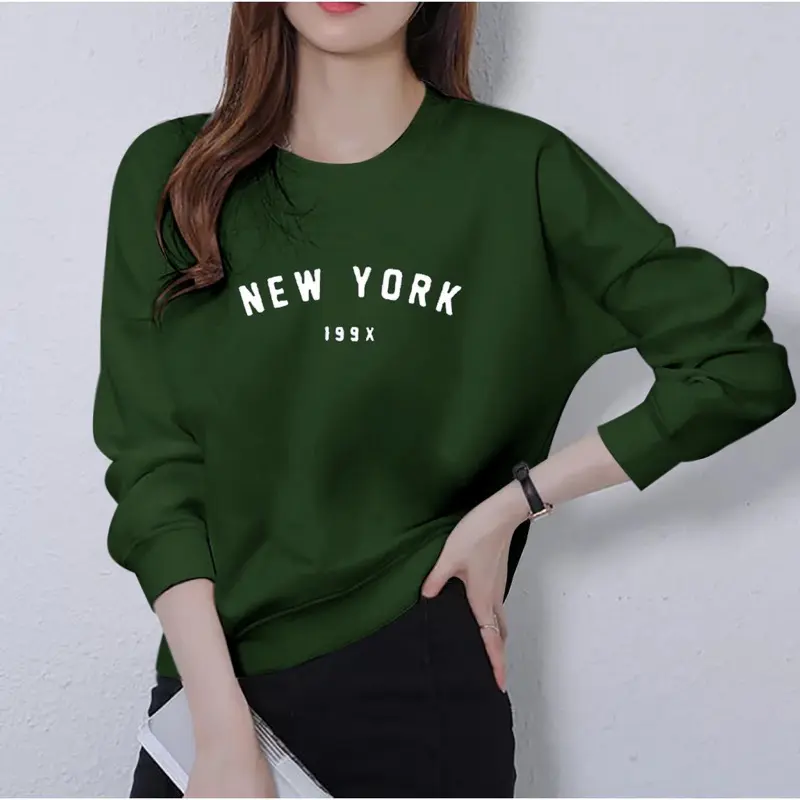 Kaos Lengan Panjang Wanita dewasa/Kaos oblong lengan panjang wanita/Atasan lengan panjang wanita Logo 4