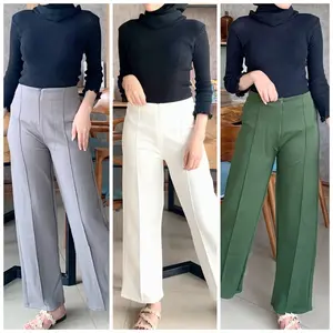 Kulot Scuba Premium Kulot Wanita Jumbo Fit High