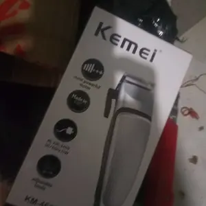Alat Cukur Rambut KM 4639 Hair Trimmer Electric / Mesin Cukur Rambut Elektrik Silver
