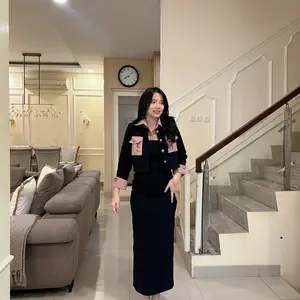 HERFIT Tyara dress wanita kombinasi mewah