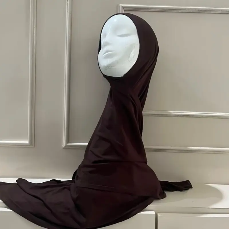 Jilbab Instan Belakang Oval Bahan Cotton Rayon Merk Jasmine / Kerudung  Muslim 4