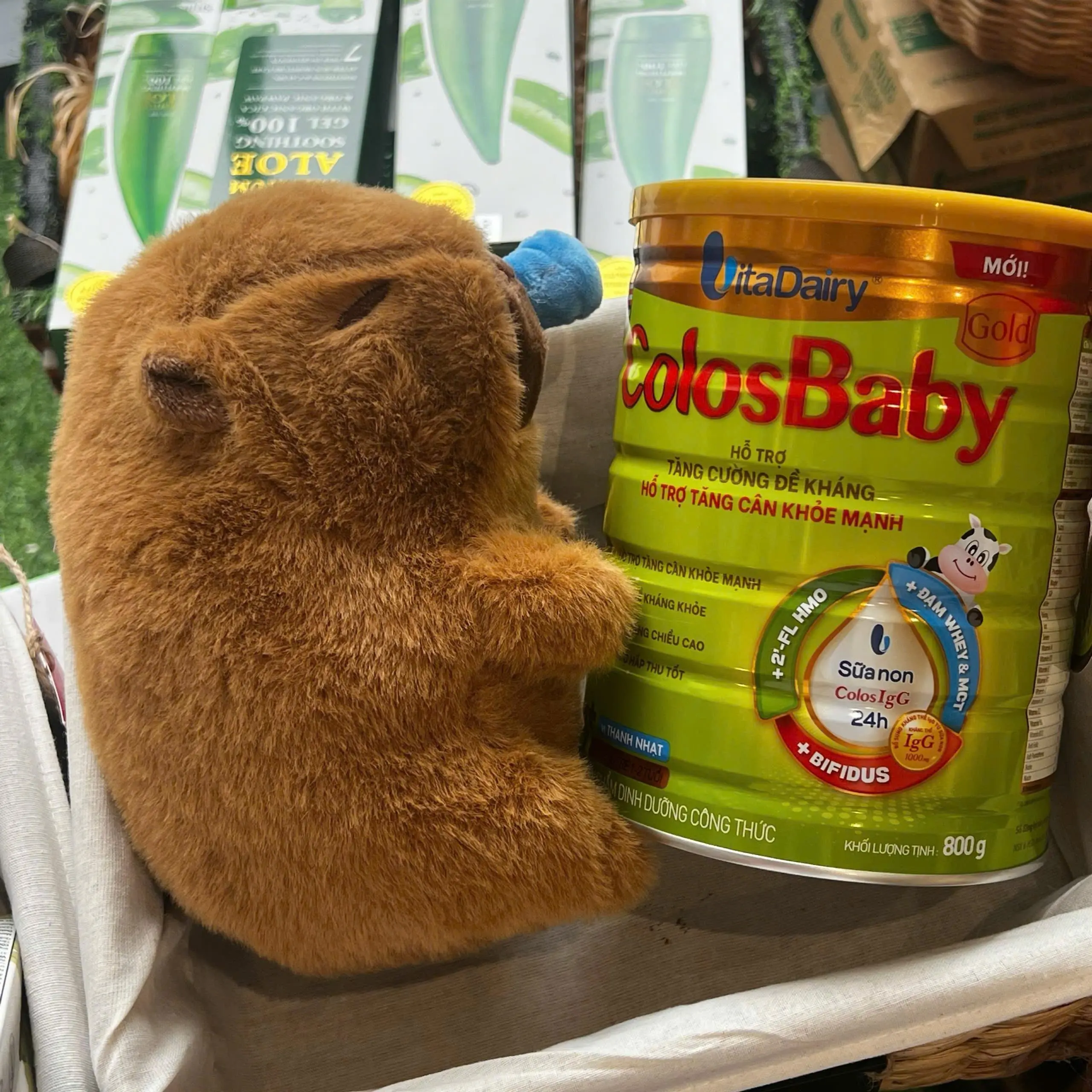 Vitadairy -   COLOSBABY GOLD (mới - thanh nhạt) 400/800g - cho bé