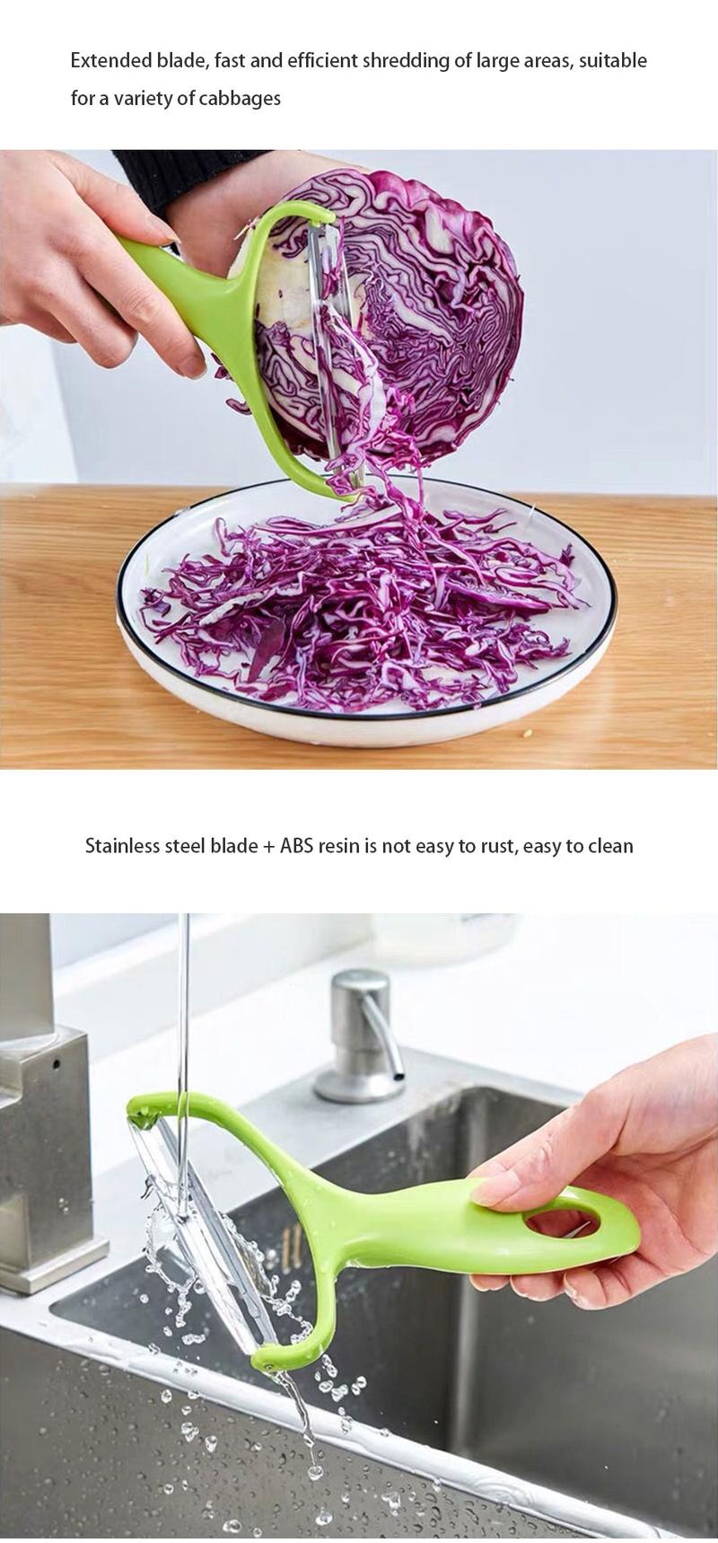 Product Introduction of Peeler Vegetables Fruit Stainless Steel Knife Cabbage Graters Salad Potato Slicer Kitchen Accessories Shredder Utensils 8