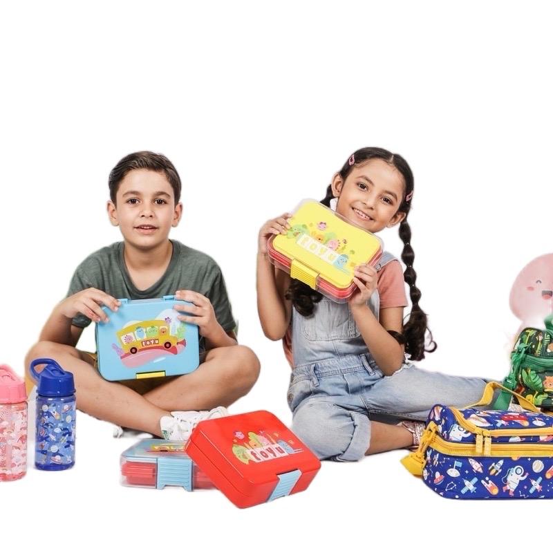 ￼kotak bekal Tempat Bekal Lunch Box Makanan Anak Food Grade 900 ml 4