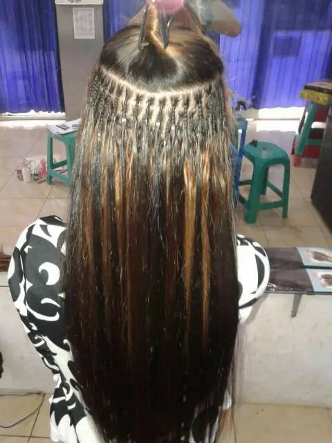 (Bayar diTempat)Rambut sambung 65cm 100helai 1ikat (Promo) 4