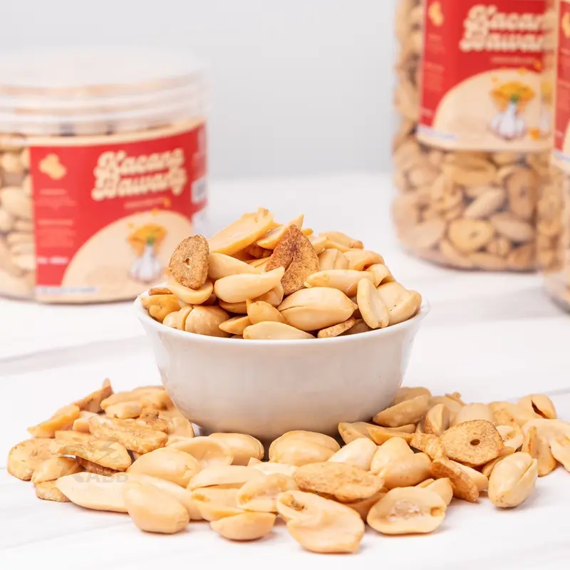 Kacang Bawang Goreng Renyah Premium 400 gr - Asin Gurih, Ada Manisnya snack bumil  Cemilan Food Kering Makanan 2