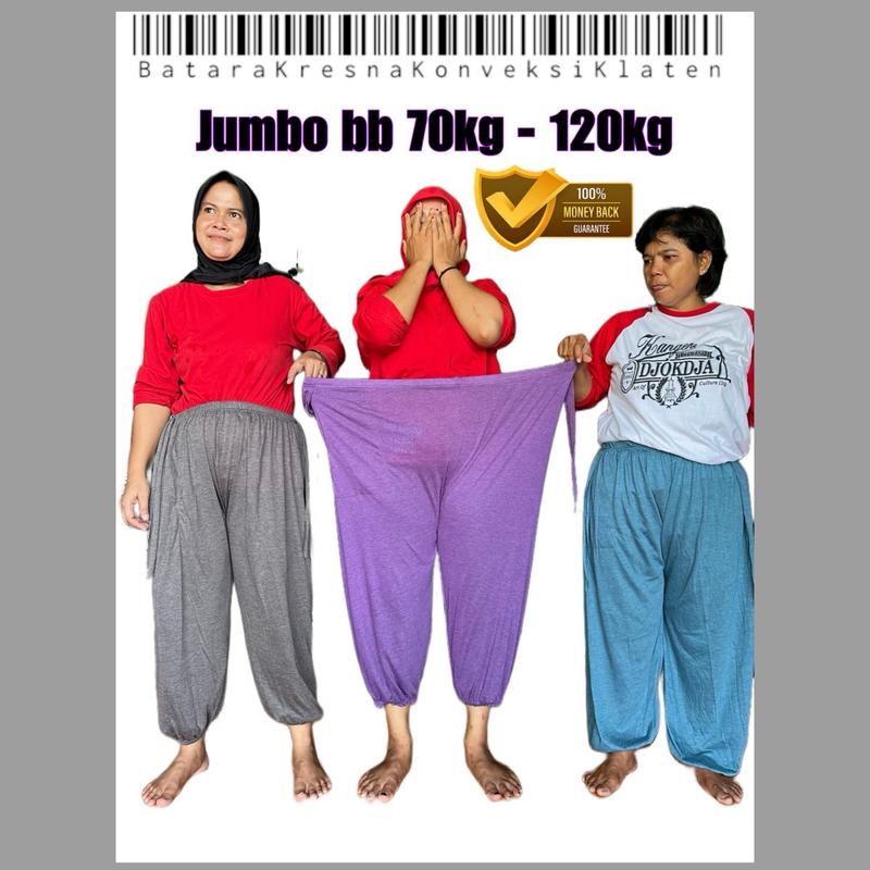 CELANA JUMBO JOGGER PANJANG WANITA KOREAN STYLE BATARA KRESNA 0