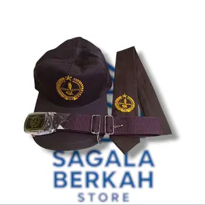 Paket  Dasi Dan Ikat Pinggang Sekolah Pramuka Satu Set Cowok Cewek Fashion Lengkap sd