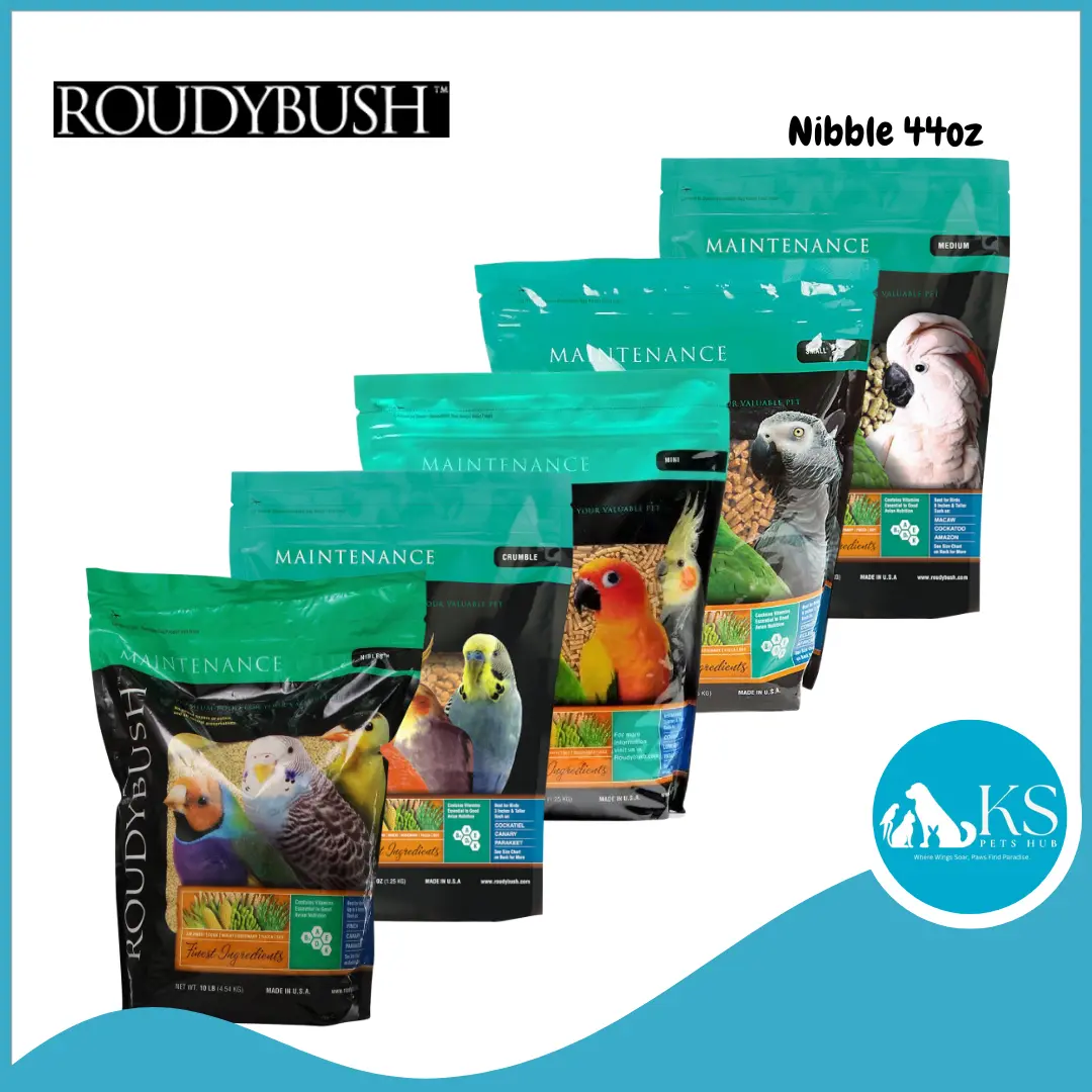 RoudyBush Daily Maintenance 44oz Assorted Pellet Size Bird Feed