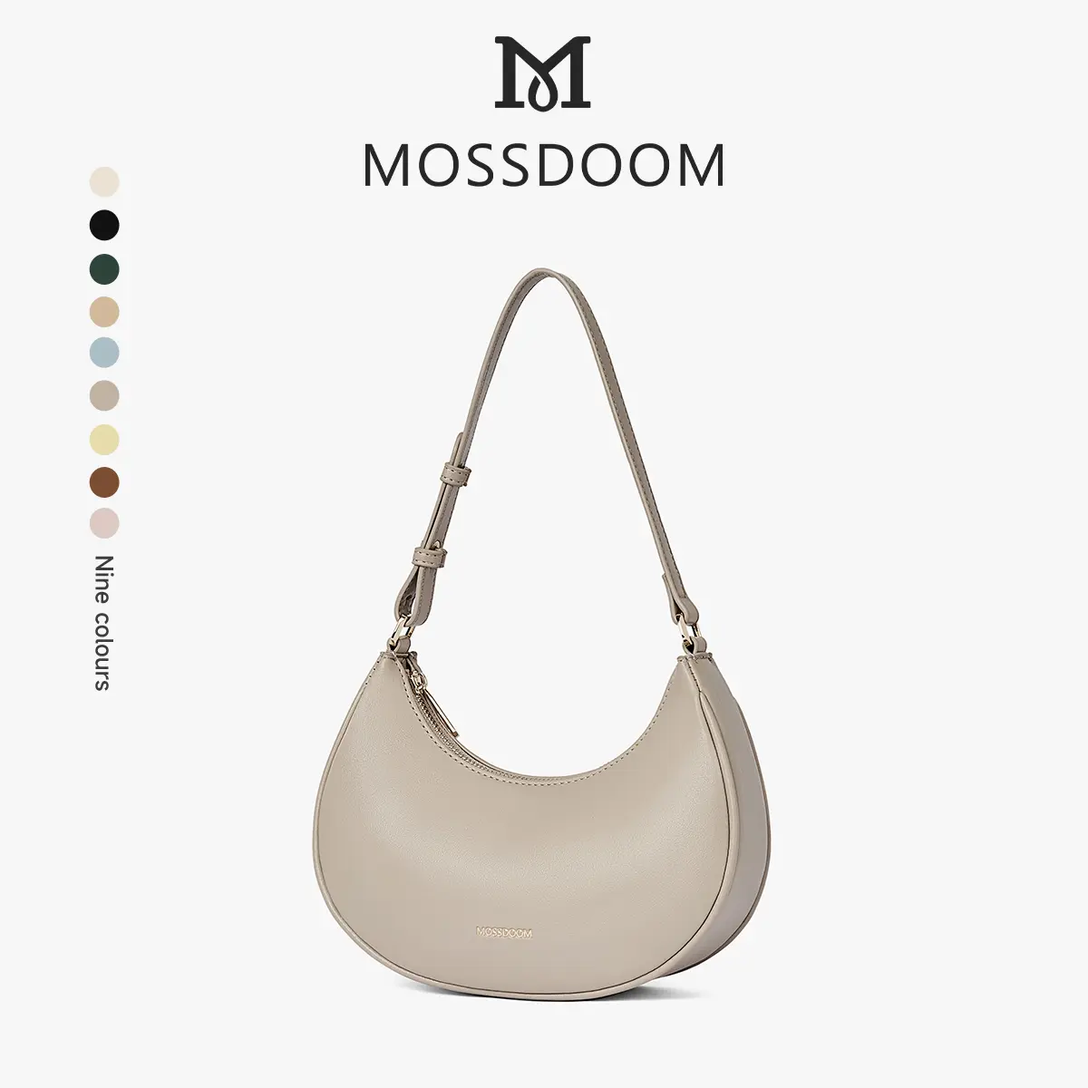 【MOSSDOOM X POPSEA】MOSSDOOM Tas Wanita Kattie Bag Slingbag Tas Underarm Bag Shoulder Bag Bahu Ketiak