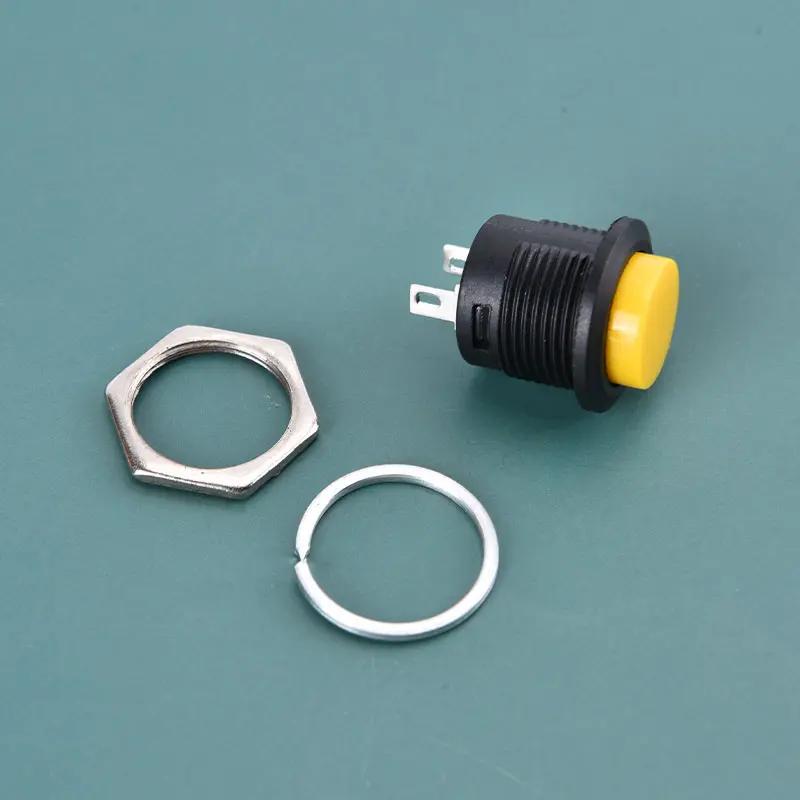 16 mm 12V - 24V xe không thấm nước LED nút bấm nguồn kim loại chuyển đổi tạm…