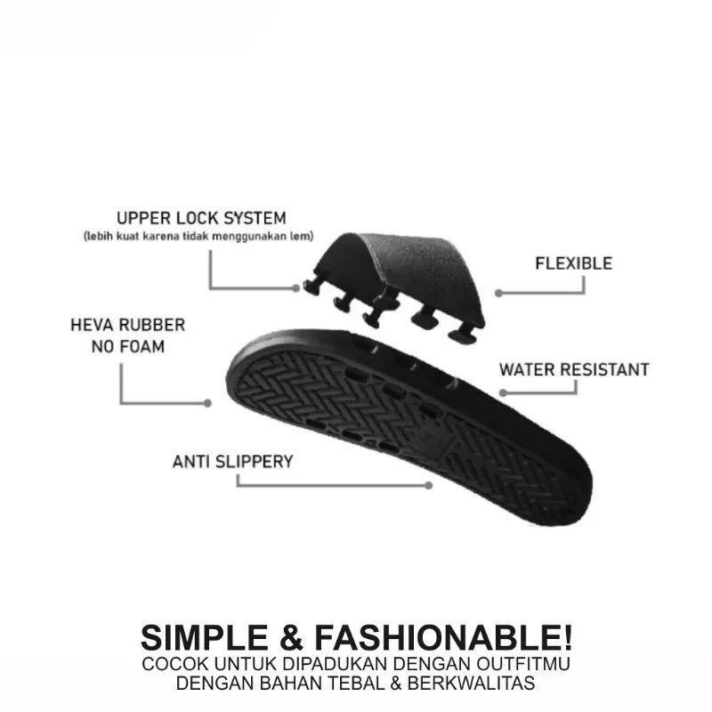 Sandal Slop Pria Eva Sandal Anti licin Tahan Air Sandal Distro Kekinian 2