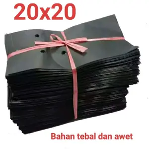 polybag tanaman 20x20 cm isi 50 pcs - polybag tanaman 20x20 isi 50 lembat - pot planter polybag 20x20