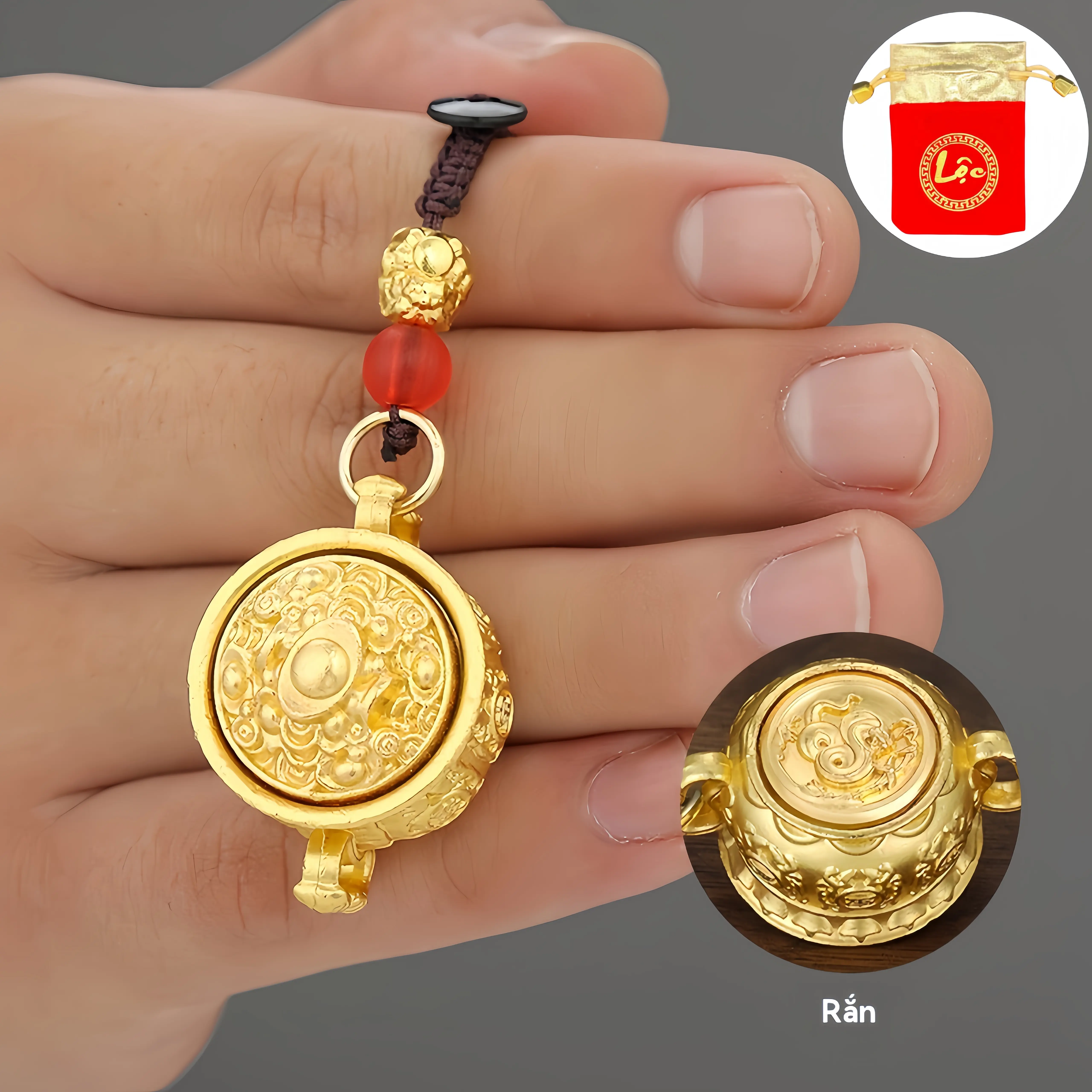 Dây Chuyền Chìa Khóa Tụ Điện Xoay, Trang Trí, Quà Tặng Năm Mới, 12 Cung Hoàng Đạo