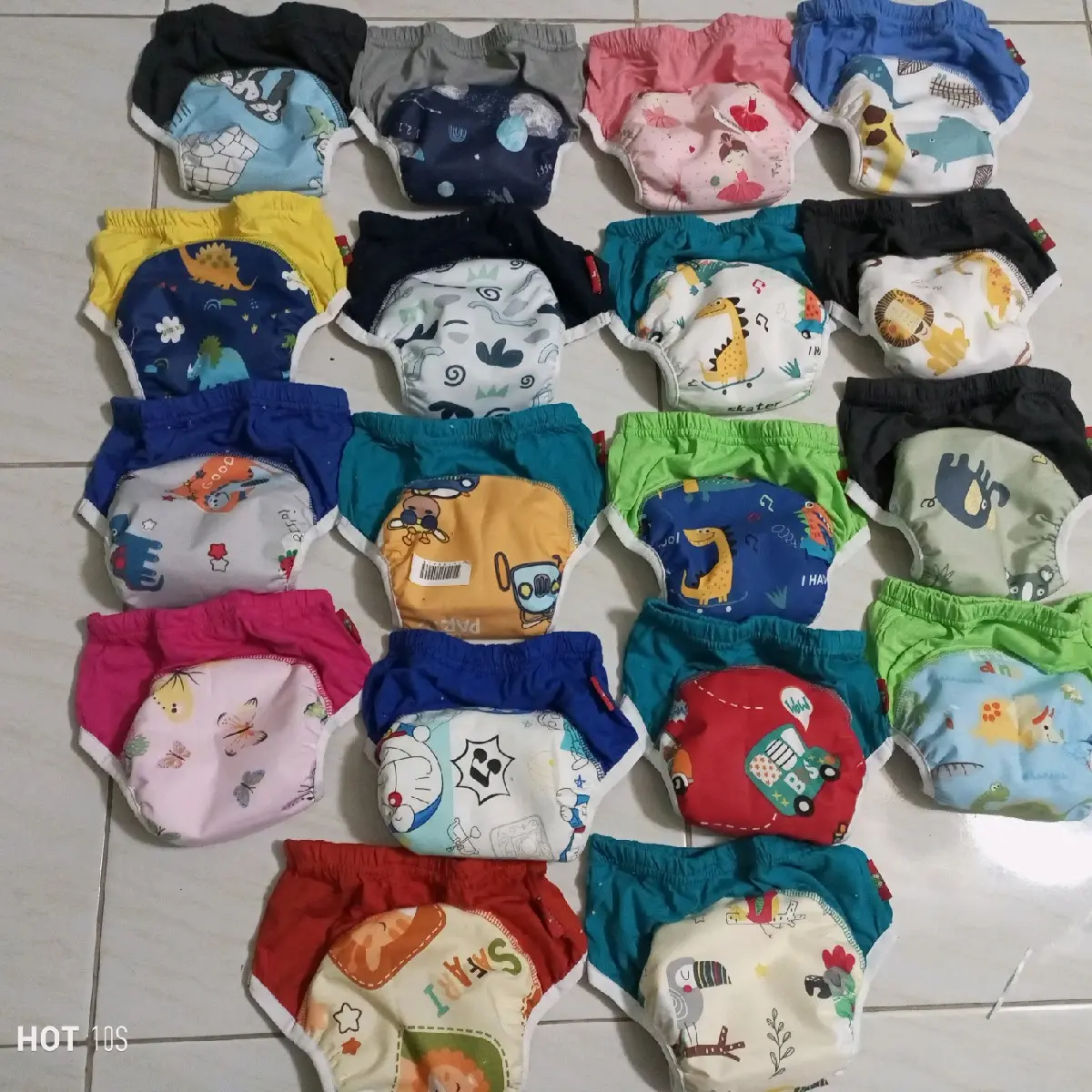 Klodiz training pant toilet training buat sikecil belajar lepas pampers