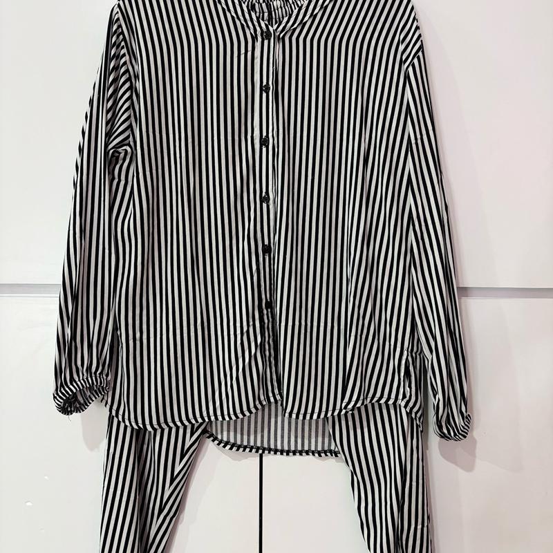 Oneset Rayon Lengan Panjang Piyama Wanita 1