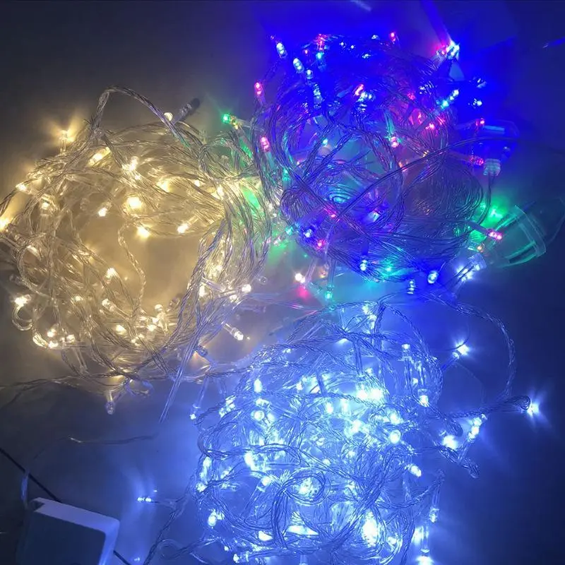 TSA (COD) Lampu Tumbler Lampu Hias Natal Lampu Tumblr 10 Meter 50 Led Lampu Hias Dekorasi Kemasan Plastik & BOX (BELI LOKAL) 3