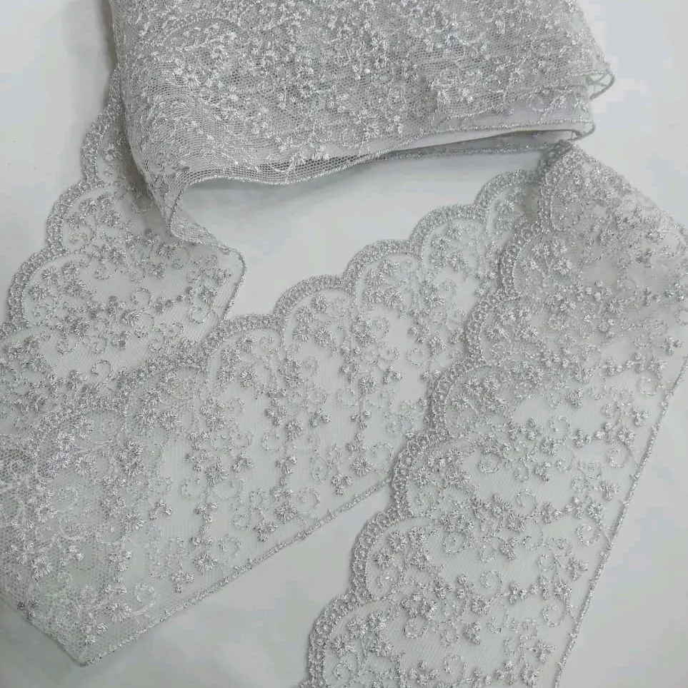 RENDA TILE FULL BORDIR TERBARU, RENDA PINGGIRAN, MUKENA, GAMIS, OUTER, DRESS