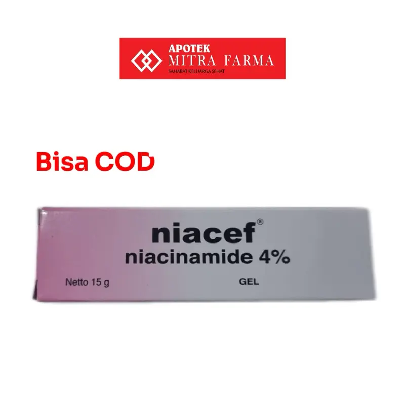 Niacef pencerah kulit wajah dengan niacinamide