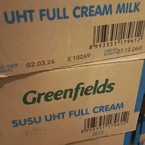 [LEBIH HEMAT] Susu Greenfields UHT Full Cream 950ml x 12 pcs (1 Karton)