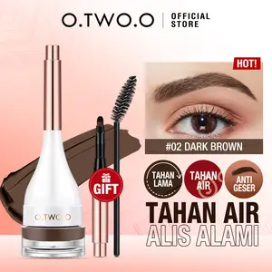 【LIVE】【Gift brush】O.TWO.O  Eyebrow Dying Cream  Natural Shaping waterproof and not easy to be stained