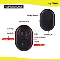 Gambar NANVAN NVN-BR1 Bluetooth Remote Shutter Multifunction Button For Handphone Smartphone - HITAM dari NanvanOfficialStore Kota Administrasi Jakarta Barat 3 Tokopedia