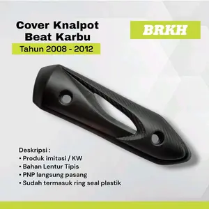 Pelindung Knalpot Beat Karbu Tahun 2008 - 2012 Cover Tameng Tutup Knalpot Motor Karet