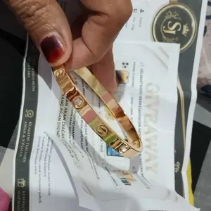 Gelang Bracelets Bangle Permata Berlapis Emas Muda Gratis Dompet Perhiasan Dari Toko