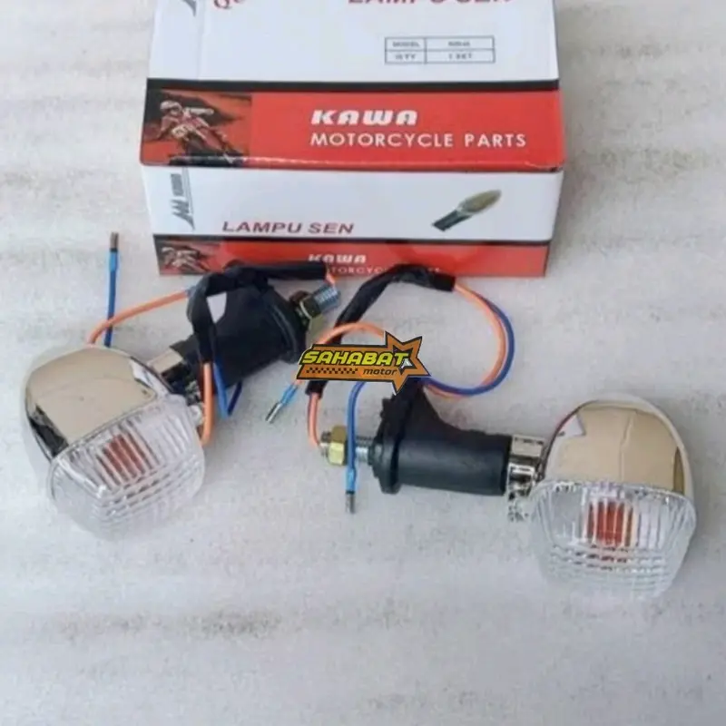 LAMPU SEIN SEN RITING NINJA SS RR R KROM ORIGINAL KAWA Motorcycle 3