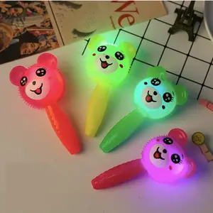 (BISA COD) Mainan Rattle Stick Bayi Music Rubber Stick Baby Toys Kerincingan Boneka Lampu Musik Mainan Anak Silikon
