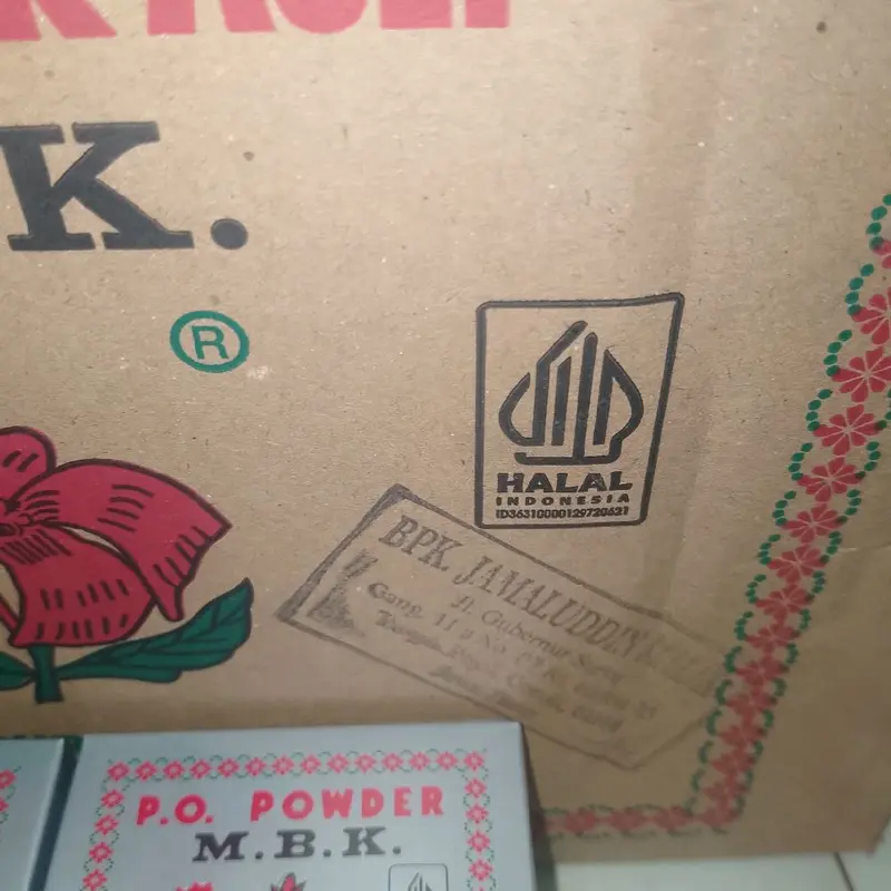 1 Box (12 saset) M.B.K p.o powder (SILVER) menghilangkan bau keringat yang tidak enak 4