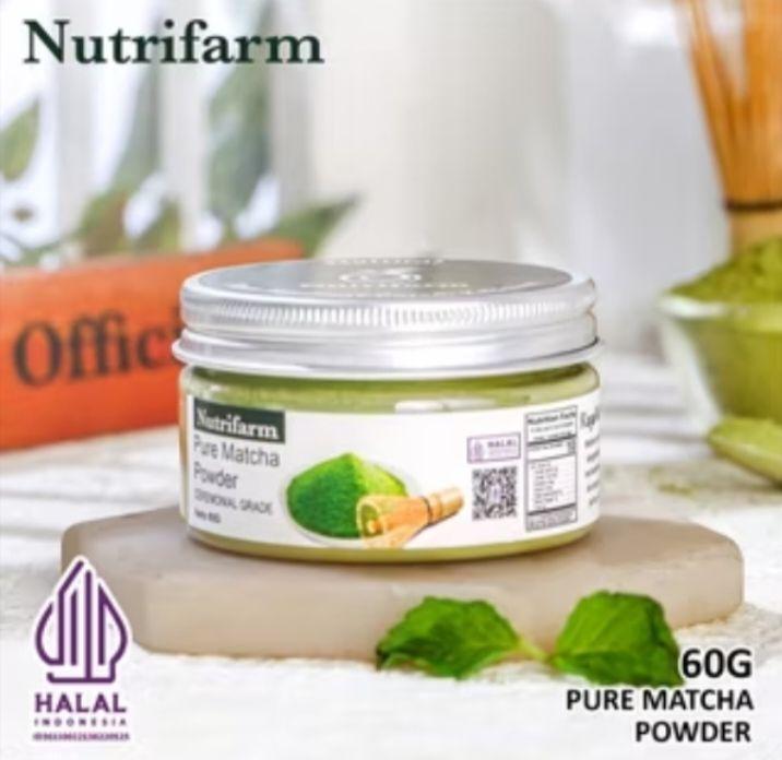 matcha powder pure matcha organik original bubuk 60 gram original Gula