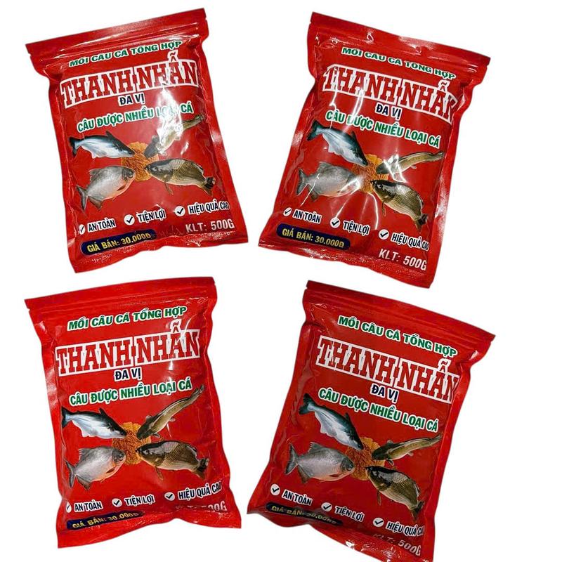 Mồi Câu Cá Tổng Hợp Thanh Nhẫn Hương Đa Vị 500g