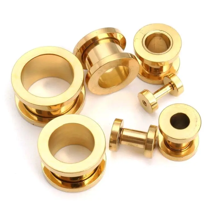 IKN/Anting Titanium Piercing Telinga Cowok Keren Persingan Plug 4mm-30mm - Earrings 0