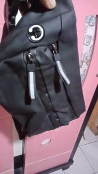 Product Review of Techdoo Tas Pria Selempang Casual Anti Air Pinggang Pria Slingbag Waistbag Slempang Pria Murah TS214 from a**e 0