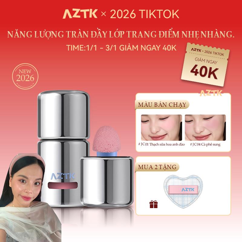  【AZTK  Má hồng lỏng AZTK Làm Sáng Tăng Cường Màu Sắc Lâu Trôi Thân Thiện Với Người Mới Bắt Đầu Dưỡng Ẩm. 