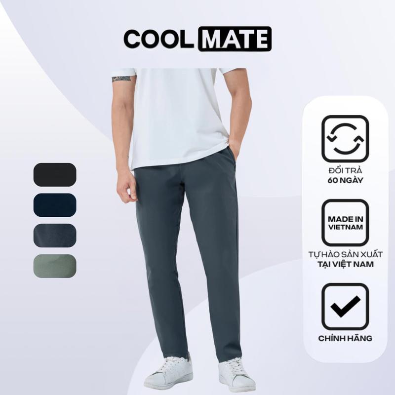   Chống UV  Quần nam Daily Pants - sợi Sorona nhuộm Cleandye Menswear - Coolmate 