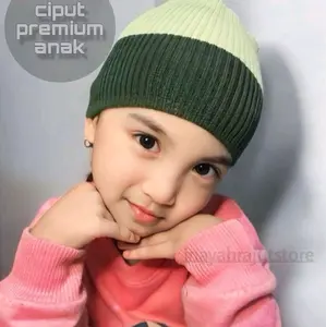 bandana ciput rajut anak PREMIUM iner anak