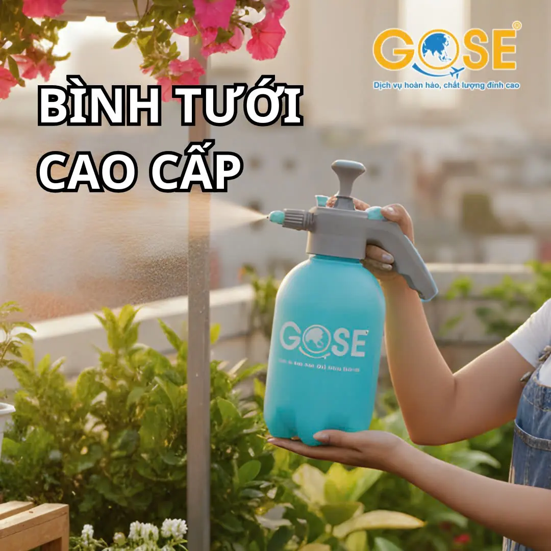 (CÓ BẢO HÀNH) Bình tưới cây Gose 2L/3L Phun sương, Phun tia tưới cây, làm vườn, phun khử khuẩn