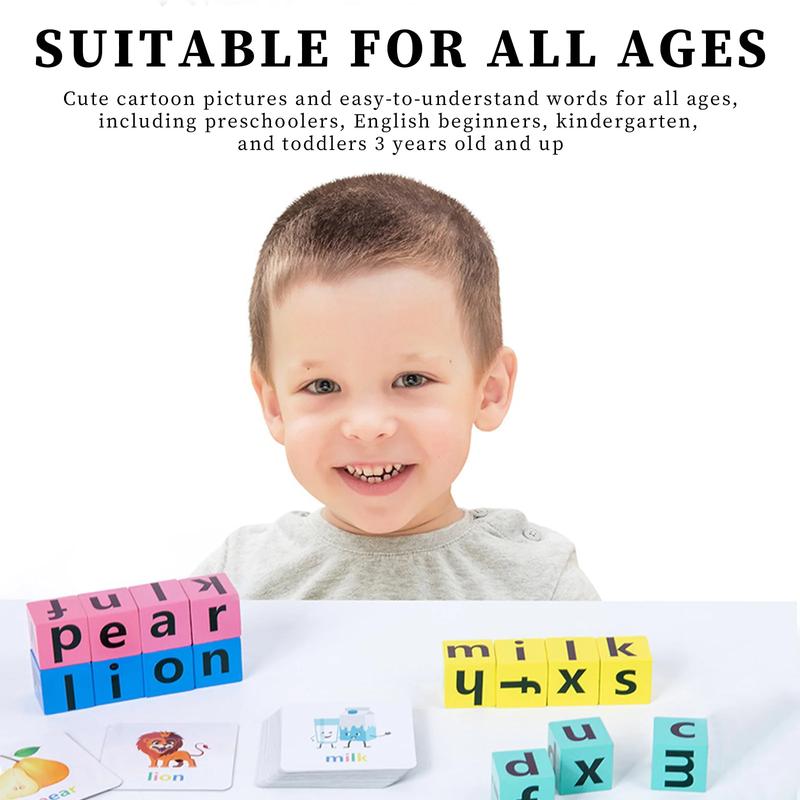 Children's Wooden Montessori Letters Block Cognitive Pairing - TikTok ...